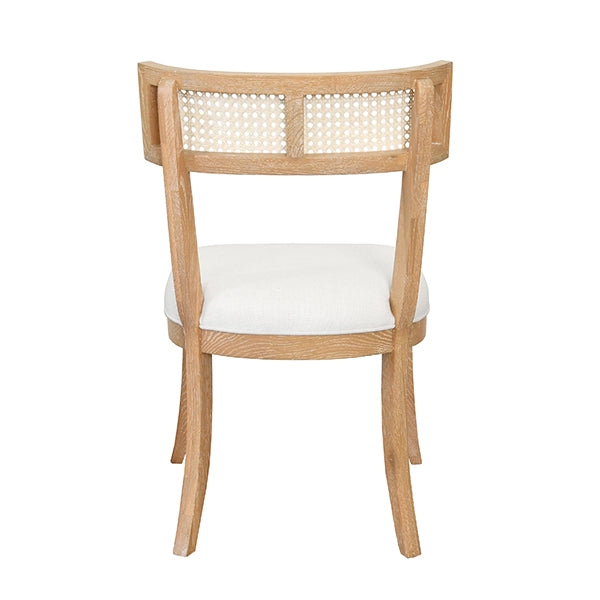 worlds away britta dining chair cerused oak back