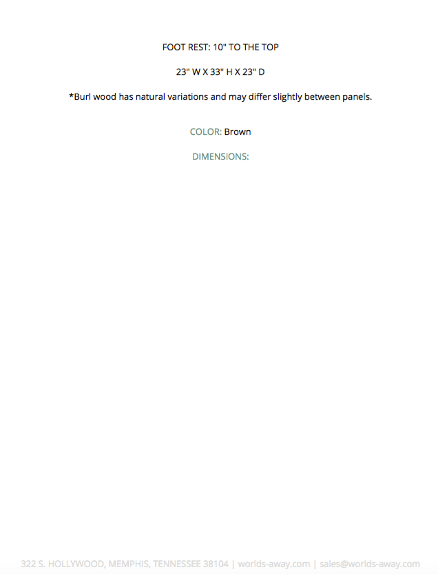 worlds away cruise counter stool tearsheet