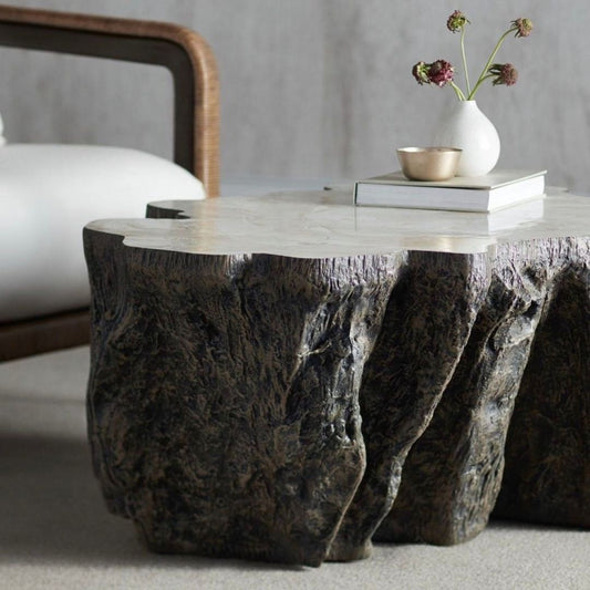 Chloe Fossil Clam Coffee Table