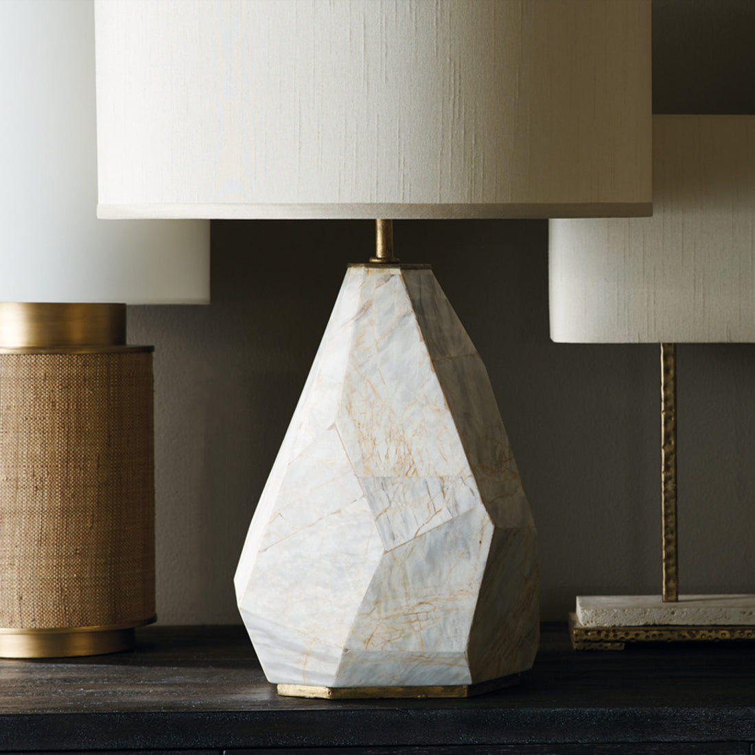 Palecek Aurora Marble Table Lamp