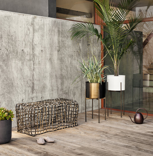 Four Hands Zander Bench