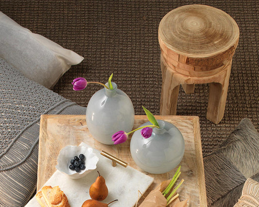 Jamie Young Wood Stools