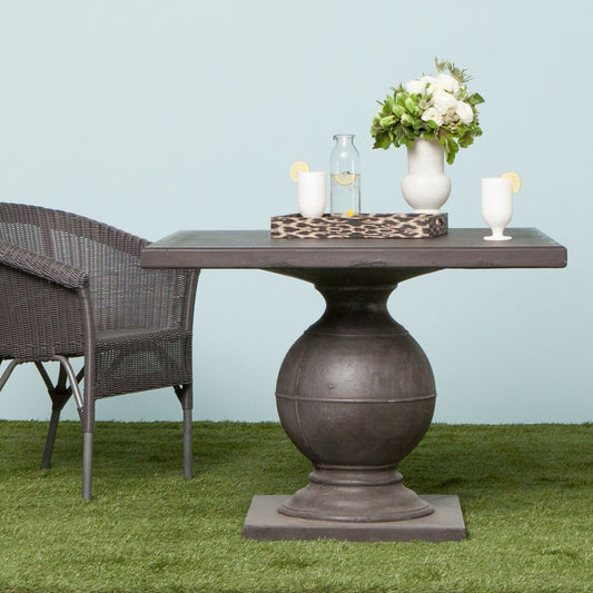 Made Goods Cyril Square Dining Table Midnight Gray