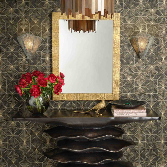 Made Goods Sofia Sconce Steel Gray and Gold