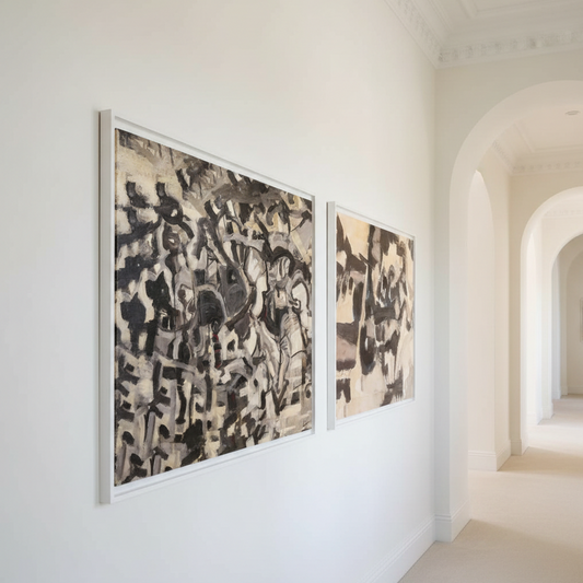 Curated Abstract Interiors