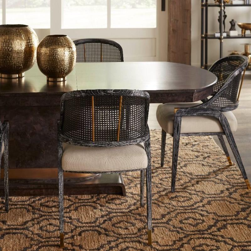 Villa & House Harriet Dining Table Arabica Burl