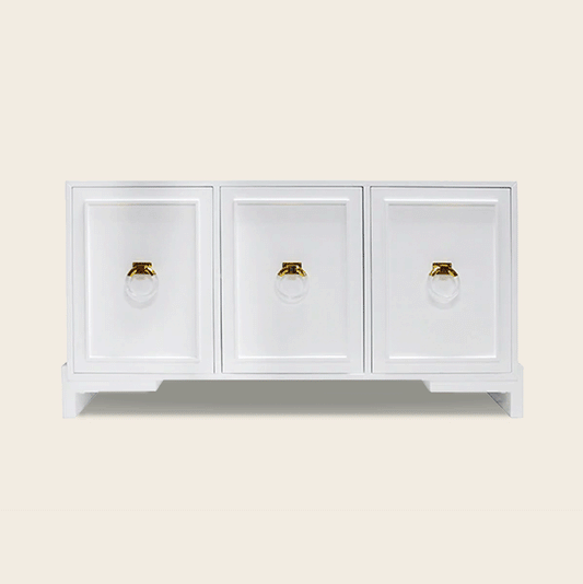 Worlds Away Lyra 3 Door Cabinet