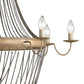 Lucien Chandelier French Gold Leaf