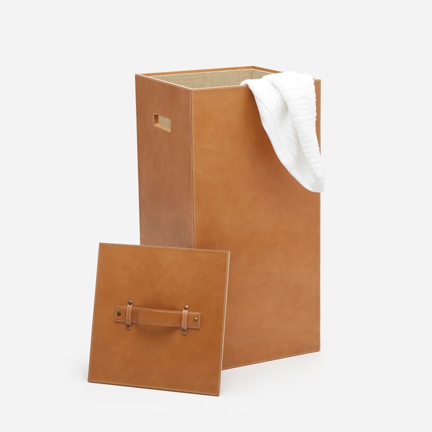 Barnet Hamper Aged Camel Leather
