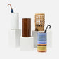 Aroso Umbrella Stand White Stoneware