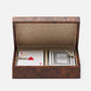Windsor Card Box Dark Honey Burl