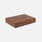 Windsor Card Box Dark Honey Burl