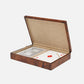Windsor Card Box Dark Honey Burl