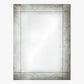 Frameless Antiqued Panel Mirror