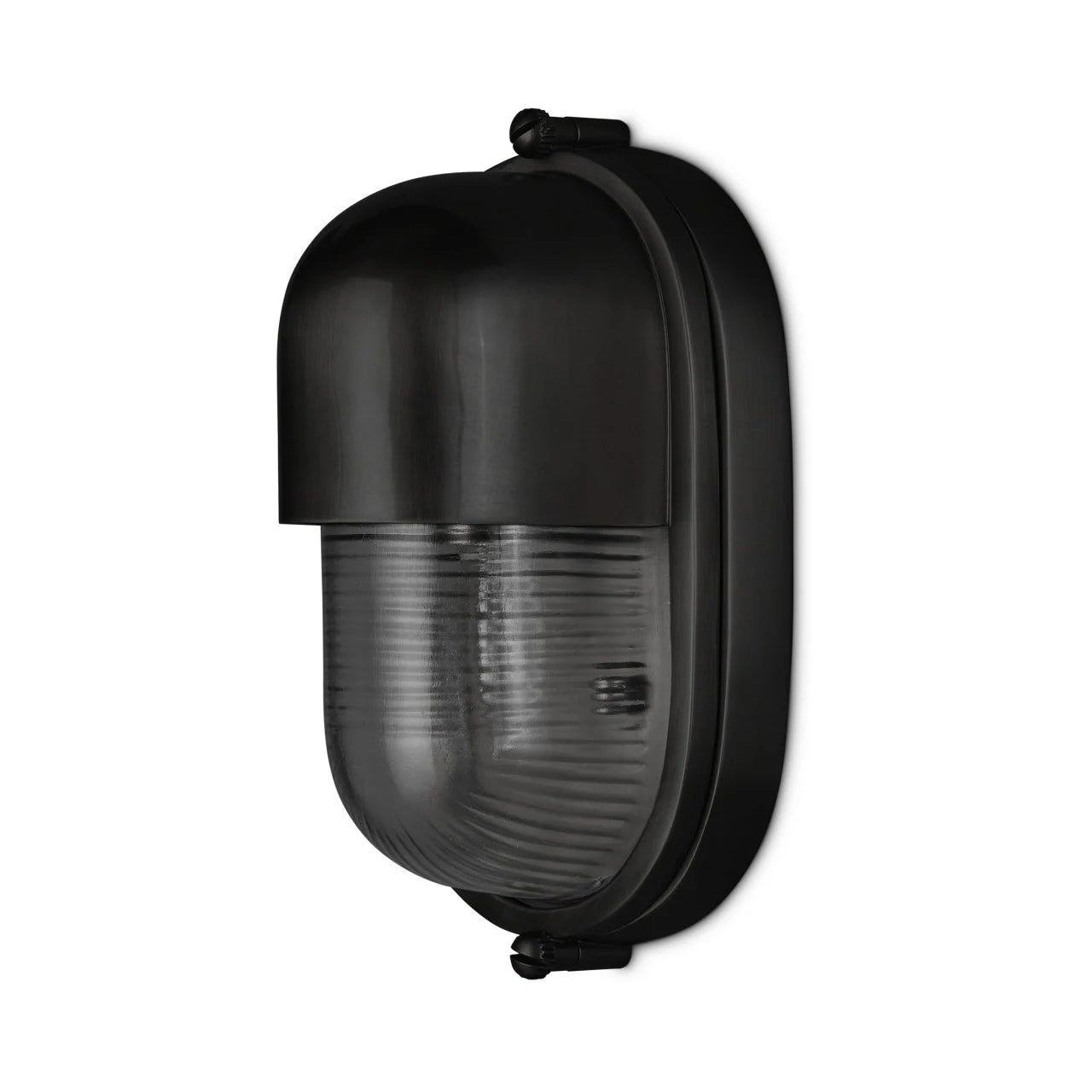 Maritime Outdoor Wall Sconce Matte Black