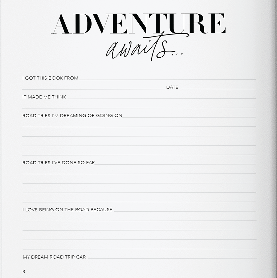 Life's a Road Trip: A Journal of Adventure