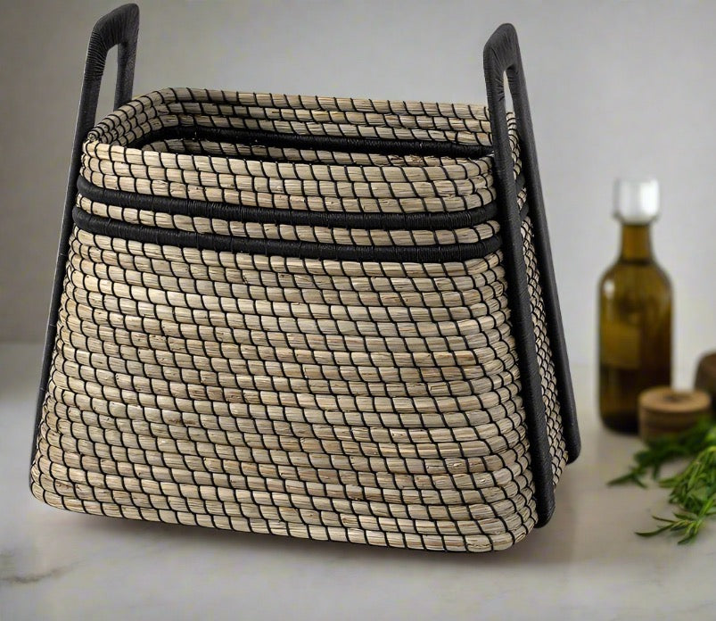 natural seagrass basket palecek