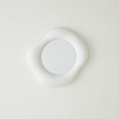 Amorphous Mirrors White Plaster