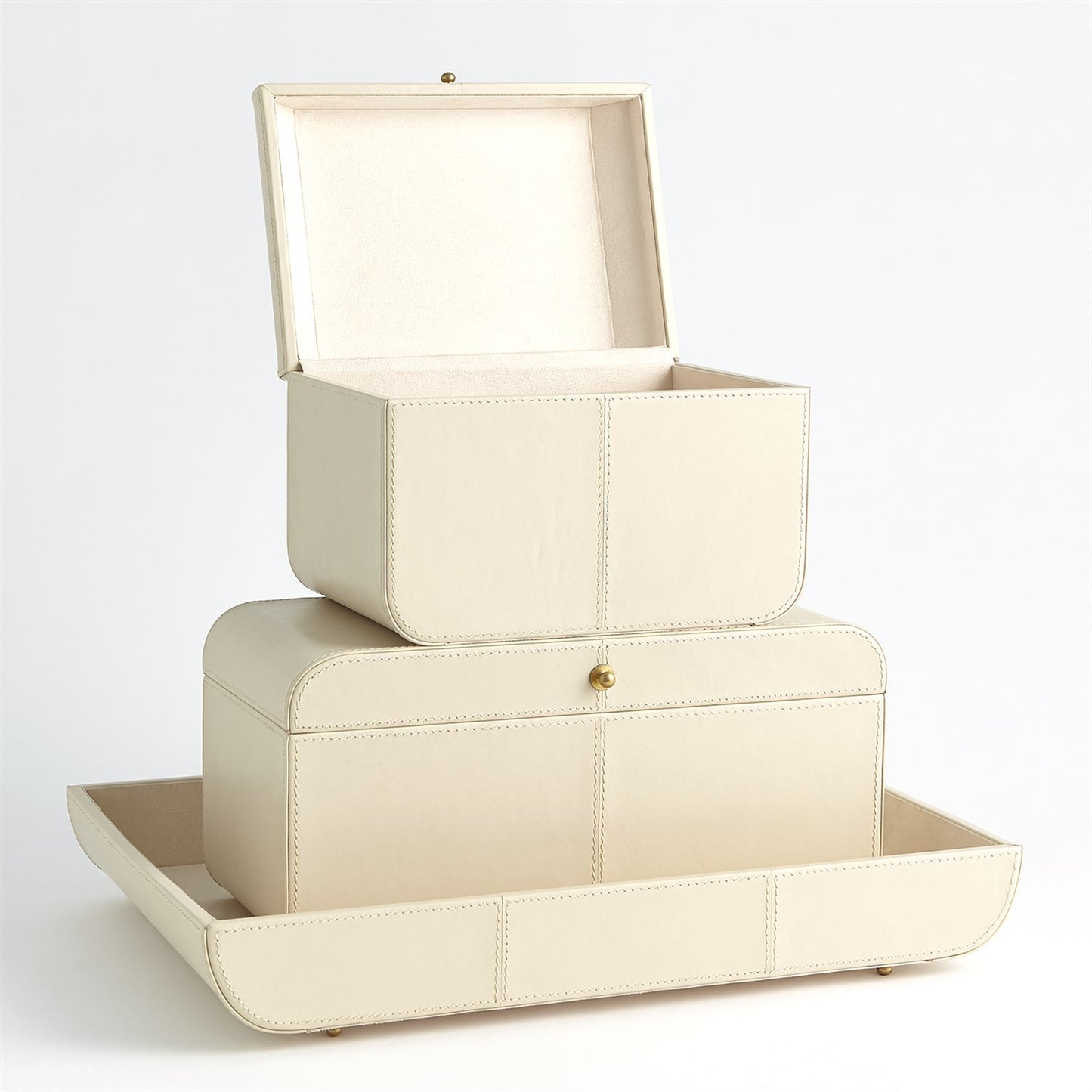 Kersee Curved Corner Box Set Ivory