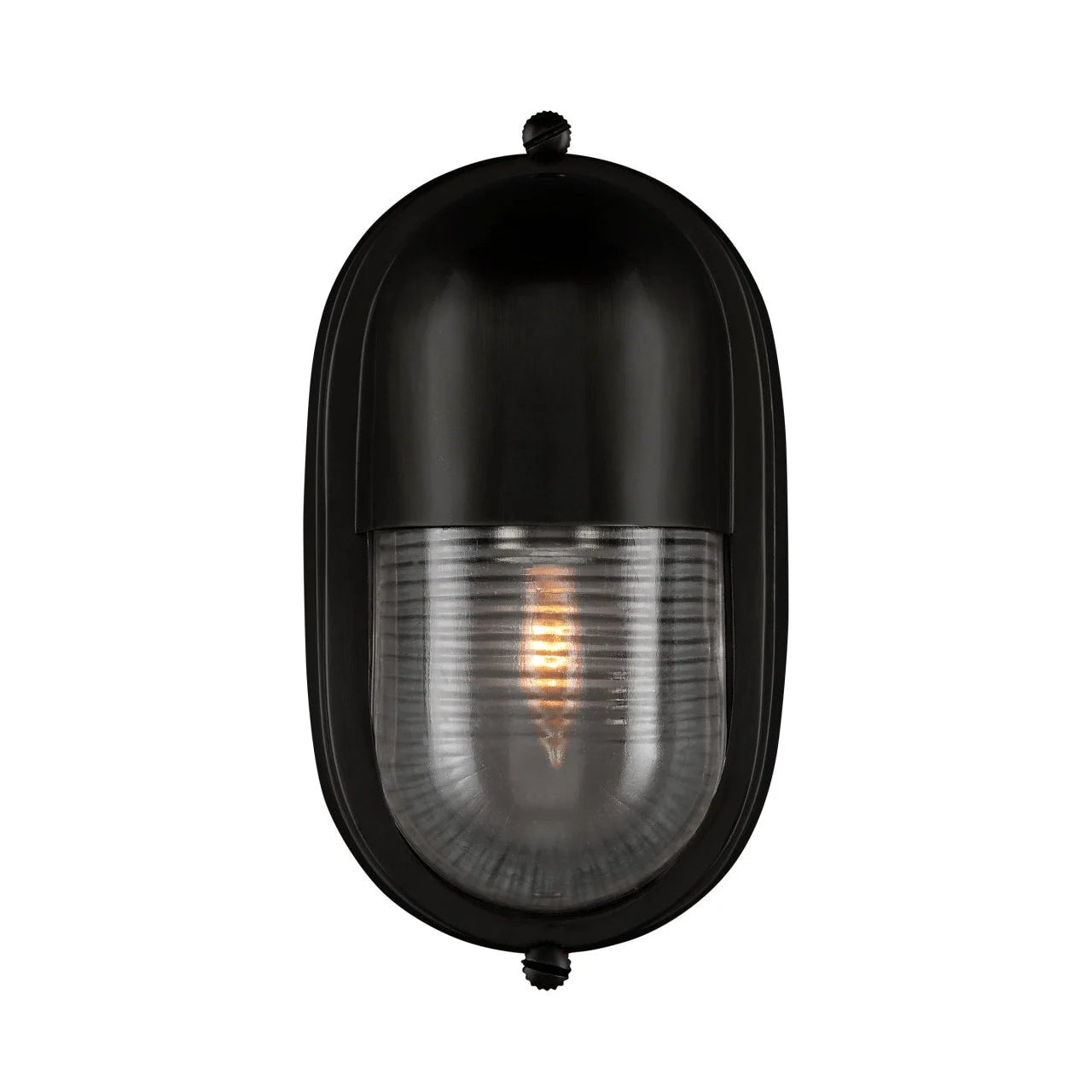 Maritime Outdoor Wall Sconce Matte Black