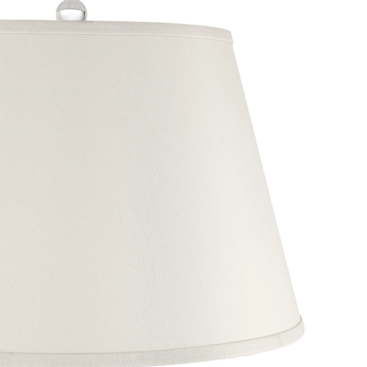 White lampshade on a white background