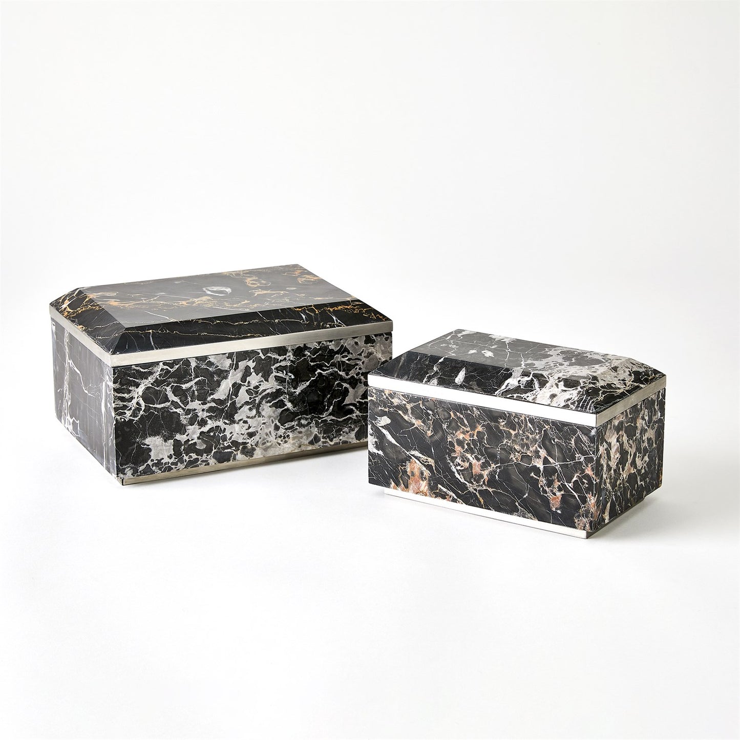 Bradley Golden Portoro Marble Box
