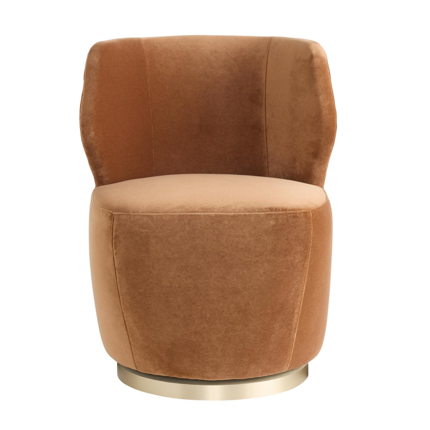 Poppy Swivel Chair Cider Velvet