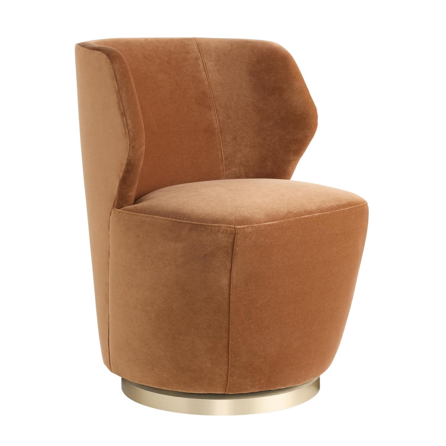 Poppy Swivel Chair Cider Velvet