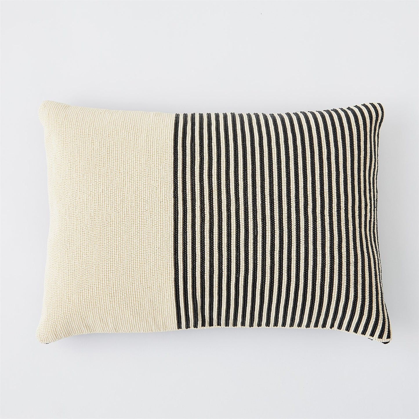 stripe lumbar pillow
