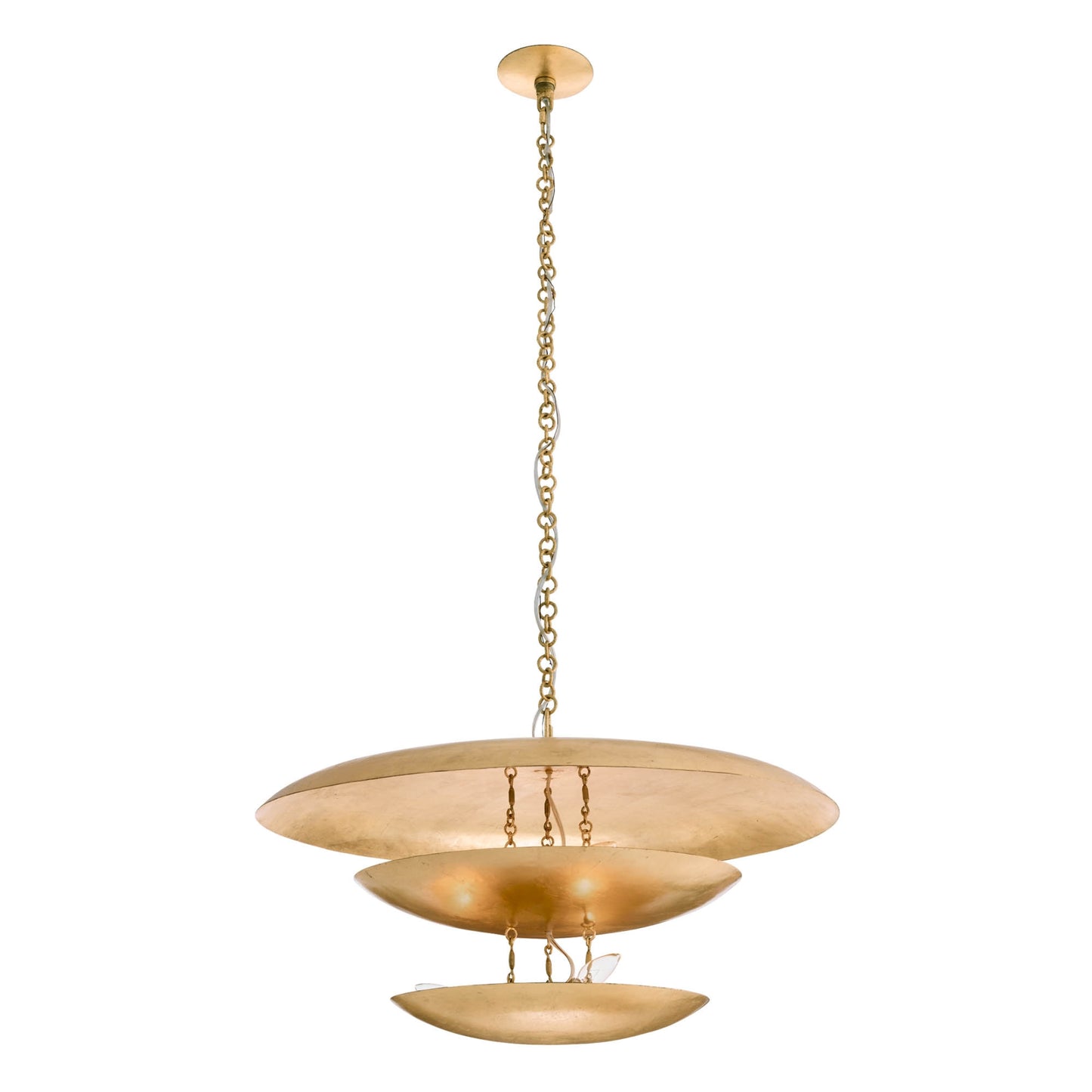 Florko Chandelier Gold Leaf