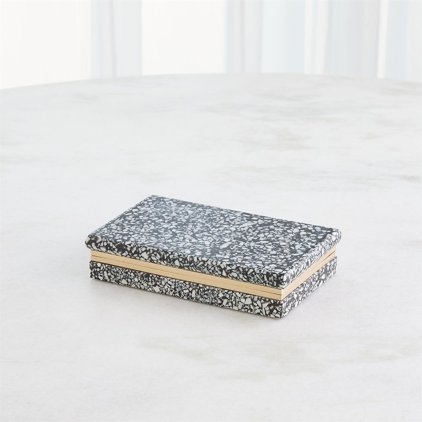 Arthur Terrazzo Box Black and White