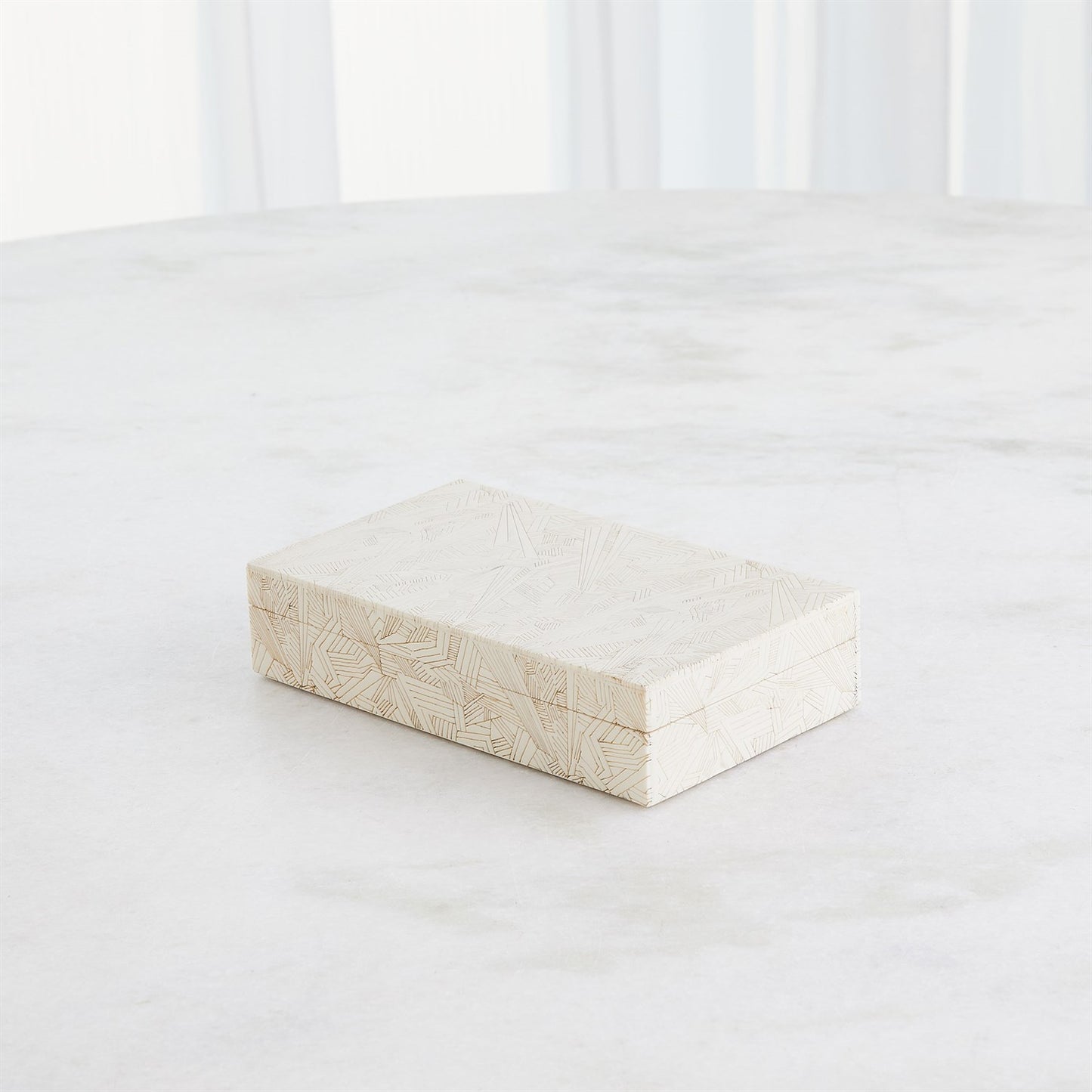 Rectangular mattress topper on a white background