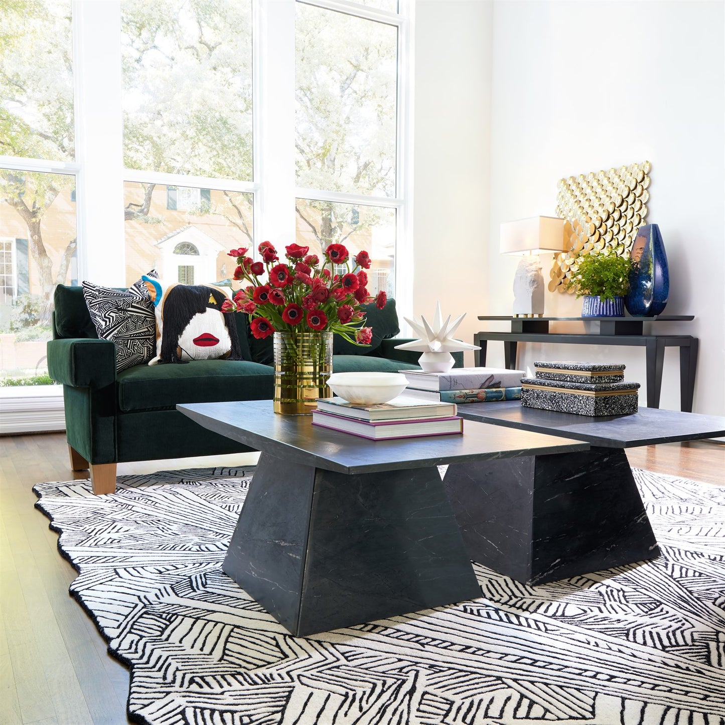 Arthur Terrazzo Box Black and White