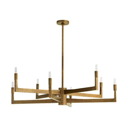 Griff Chandelier Antique Brass
