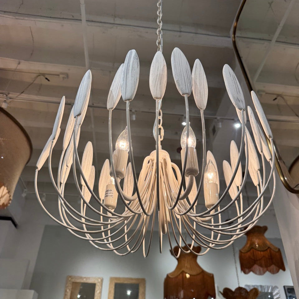 Milano Chandelier Brushed White