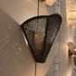 Sofia Sconce Steel Gray and Gold