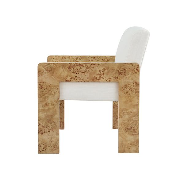 Astor Chair Burl Wood