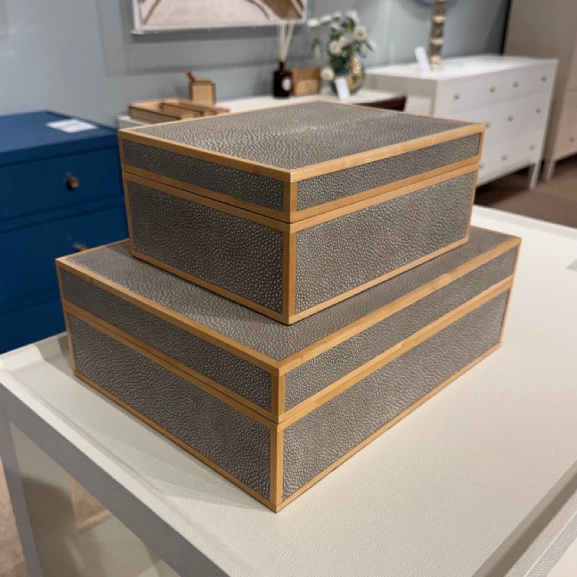 Cooper Box Set Sand Shagreen