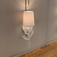 Emmeline Sconce Matte White Aluminum