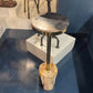 Janina Drink Table Dark Petrified Wood