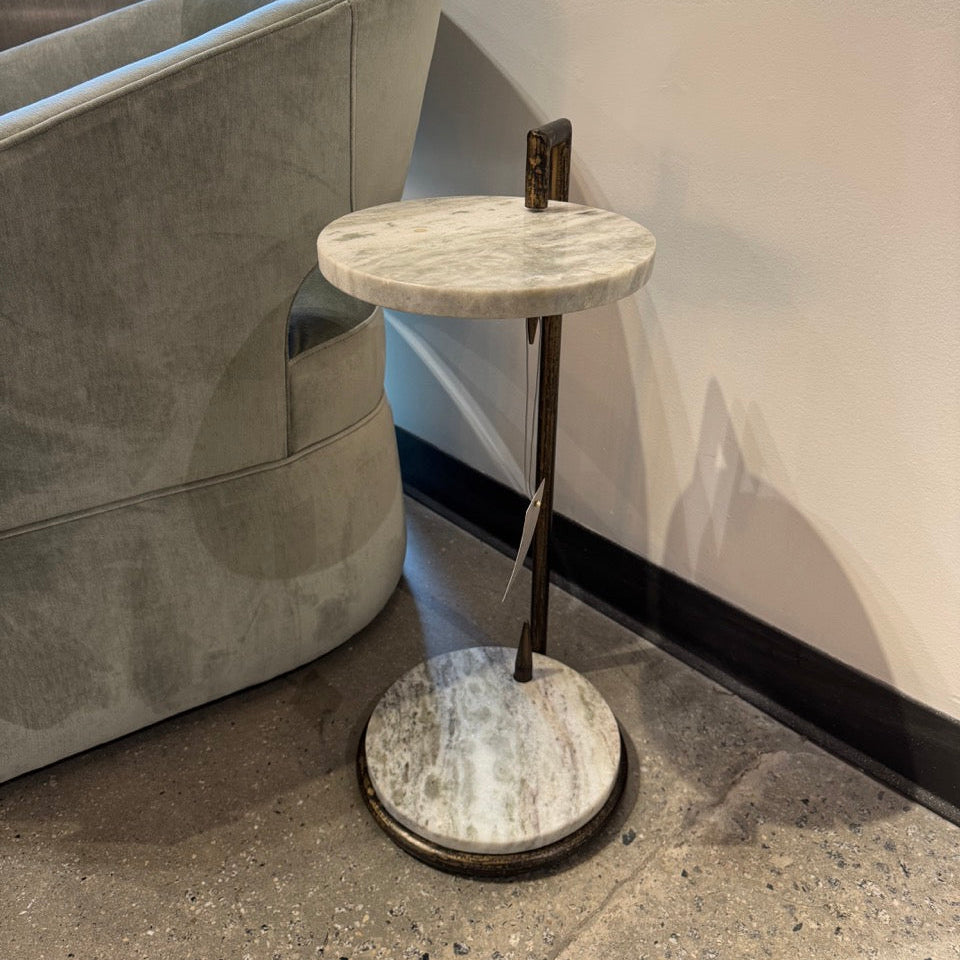 Ivetta Drink Table Iron and Marble