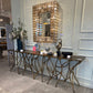 Aldrich Console Antiqued Gold Leaf Iron - multiple options