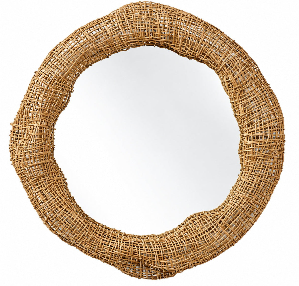 Andorra Mirror Natural Rattan