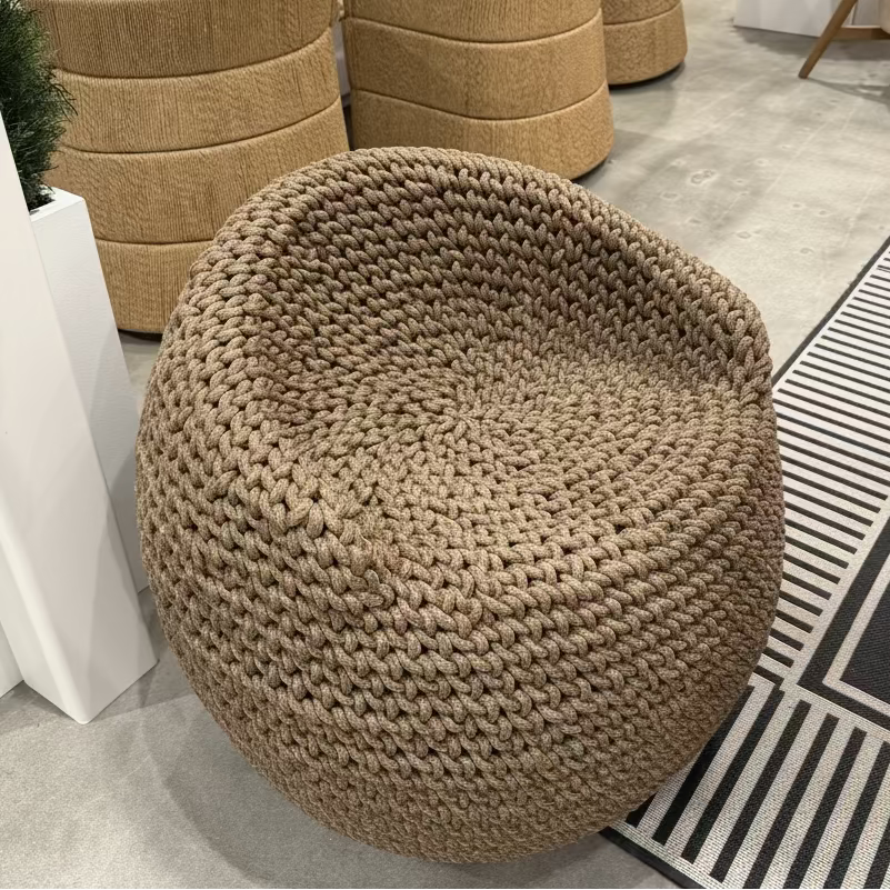 Aptos Outdoor Swivel Stool Brown
