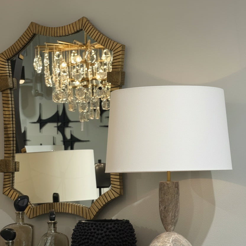 Monty Mirror Antique Brass