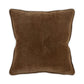 Brown pillow on a white background