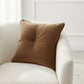 Buttoned Bobbie Pillow Truffle
