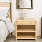 Isla Double Nightstand Natural Peeled Rattan