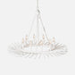 Bruna Chandelier White Gesso