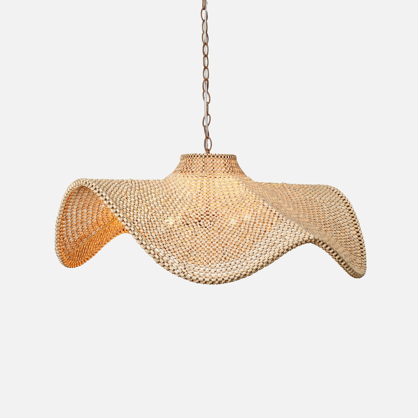 Lourdes Chandelier Wood Beads